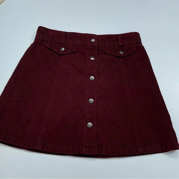 BDG Womens Size S corduroy button front skirt 2726 - Picture 1 of 7